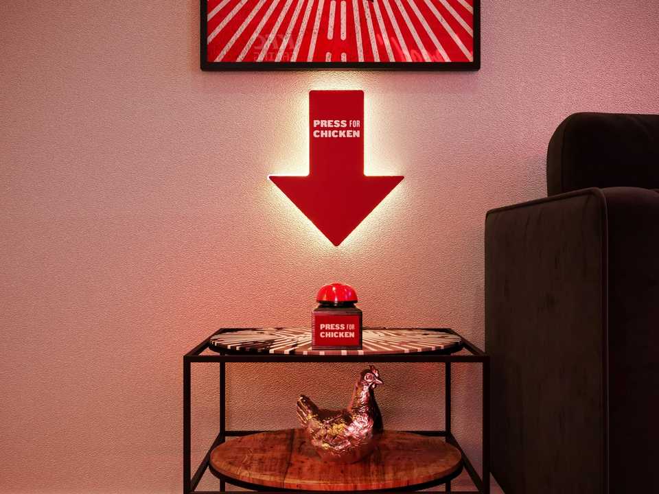The pop-up hotel room will have a "chicken concierge service" where guests can order free chicken.