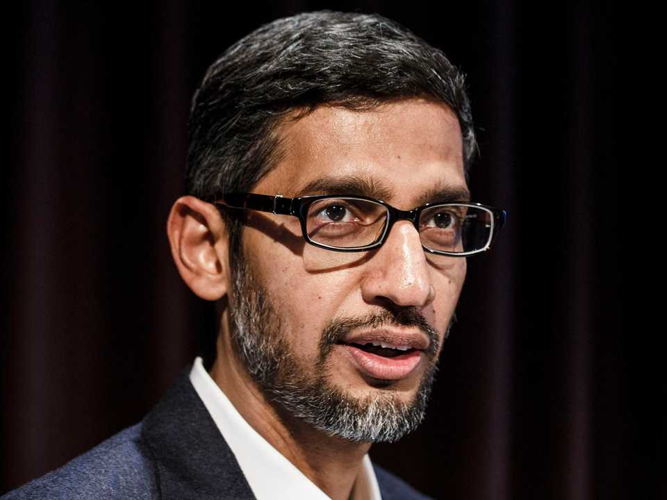 Google CEO Sundar Pichai.