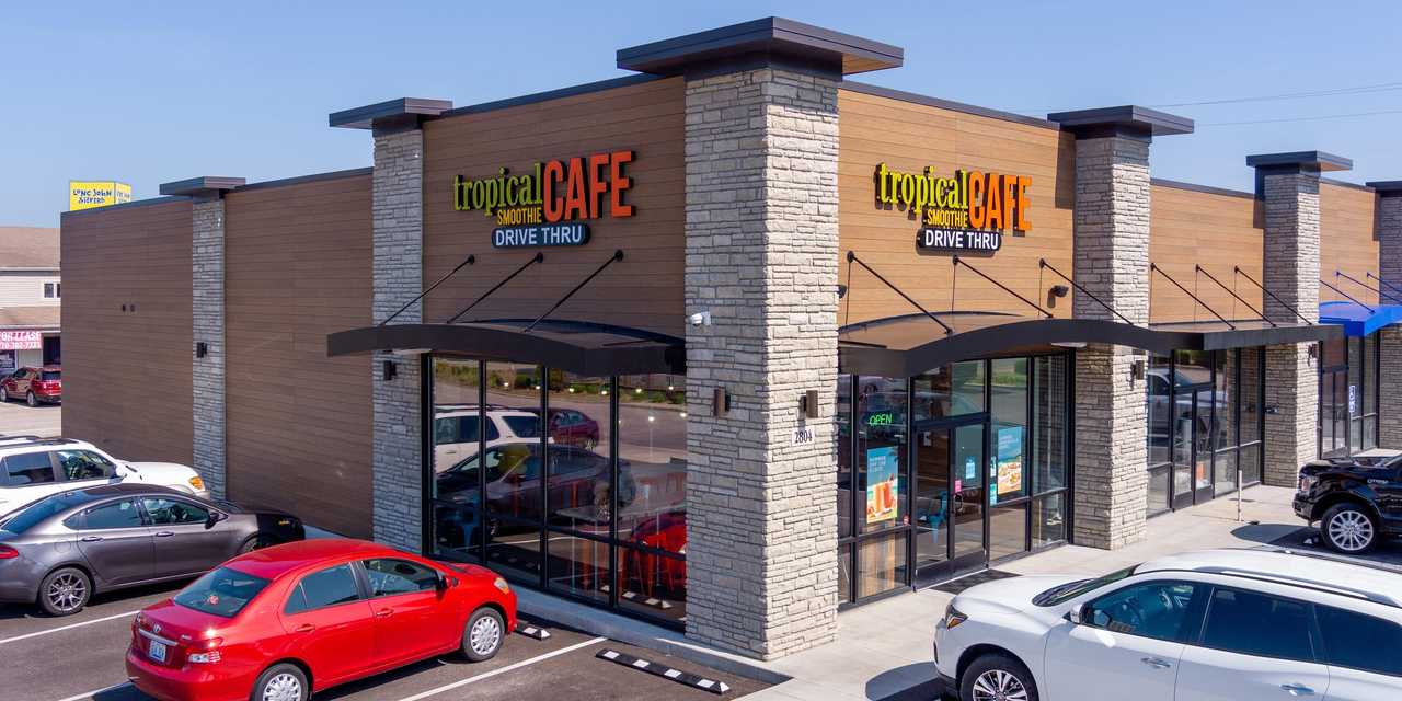 The company's cafes are on average 1,600 square feet.