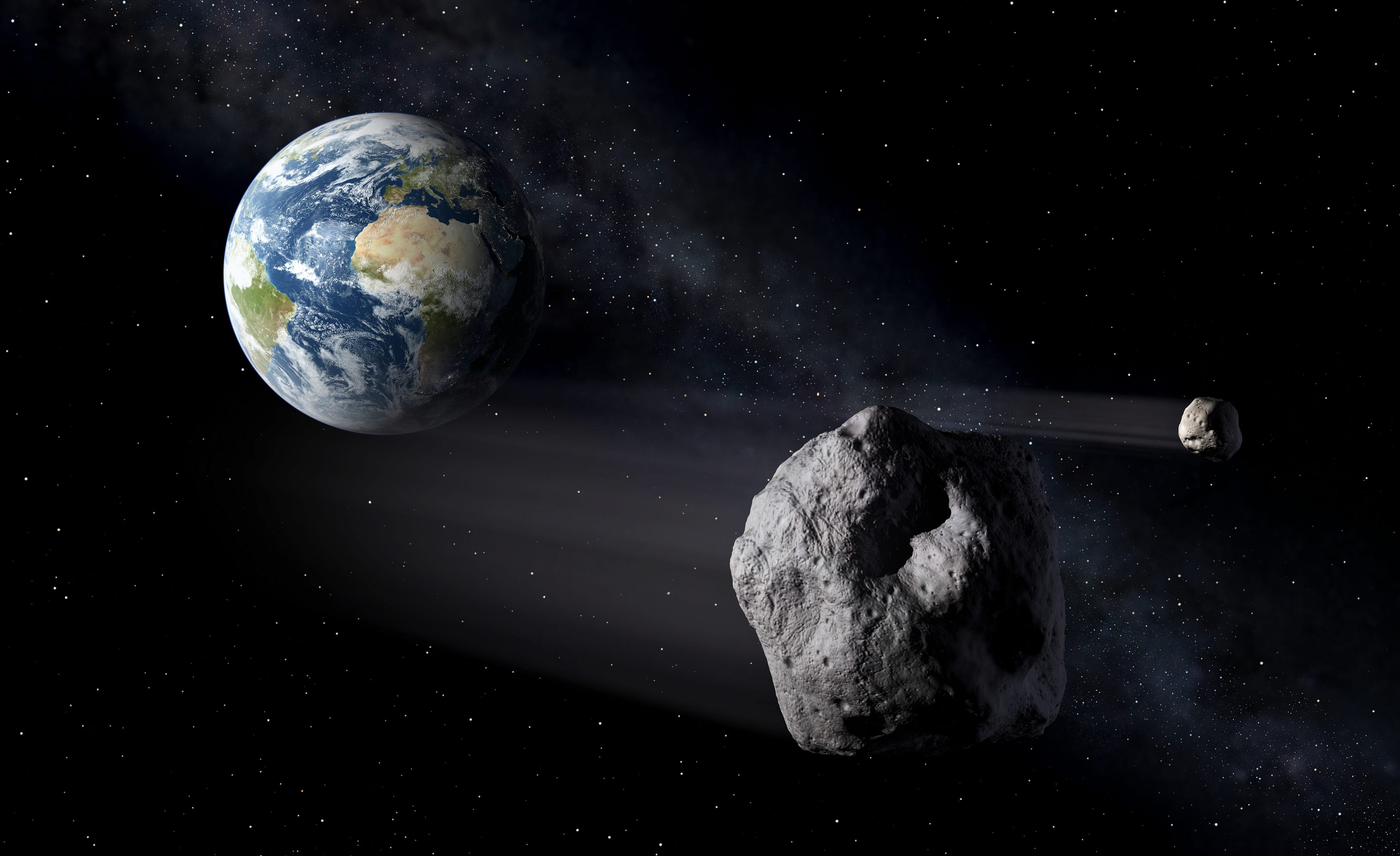 小惑星から地球を守れ…NASA、宇宙船をぶつけて軌道を変える