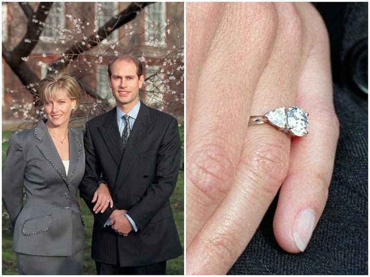 Sophie Rhys-Jones and Prince Edward in 1999.