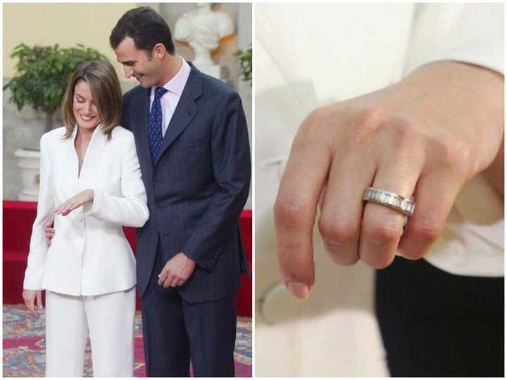 King Felipe and Queen Letizia of Spain in 2003.