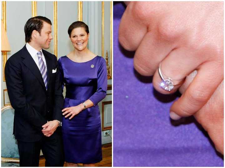 Crown Princess Victoria of Sweden and Daniel Westling in 2009
