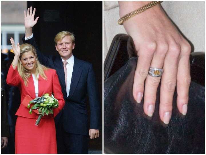 Maxima Zorreguieta and Dutch Crown Prince Willem Alexander in 2001.