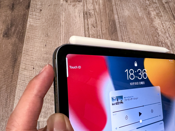iPad miniのTouch ID