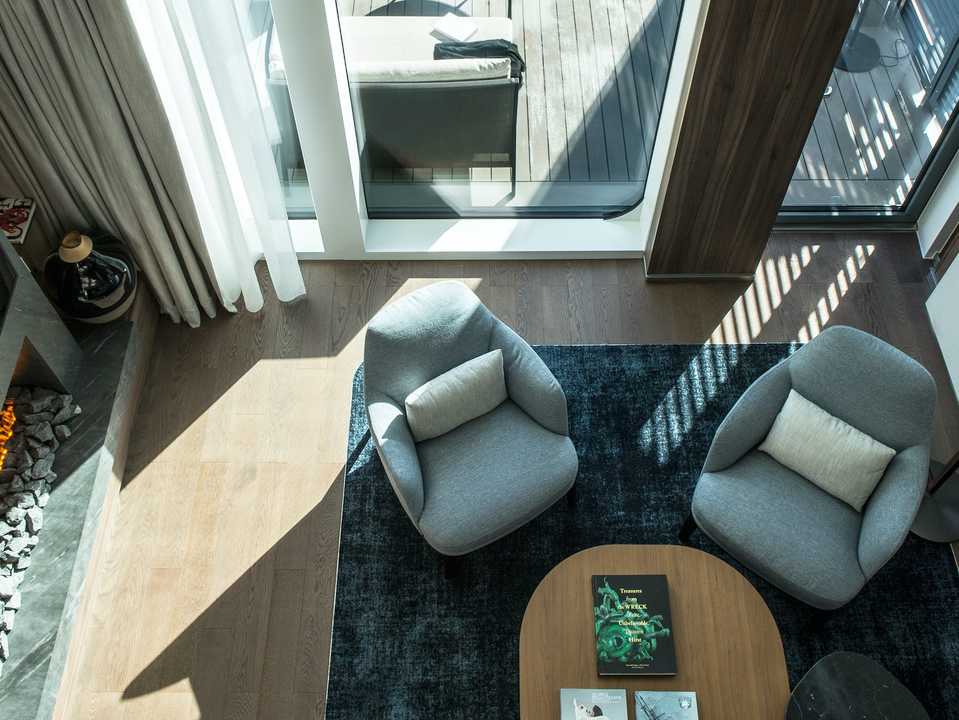 ル・コマンダン・シャルコー号の内部。