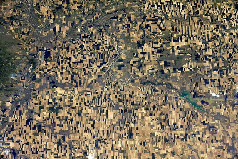 カナダの農地。2021年6月3日撮影。