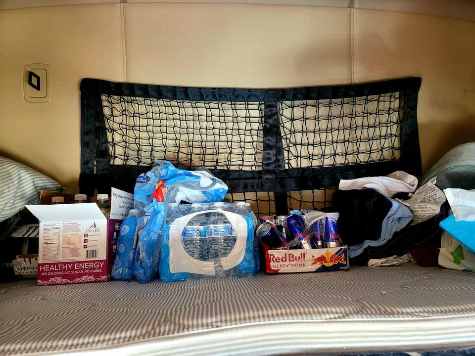 トラックの中の様子