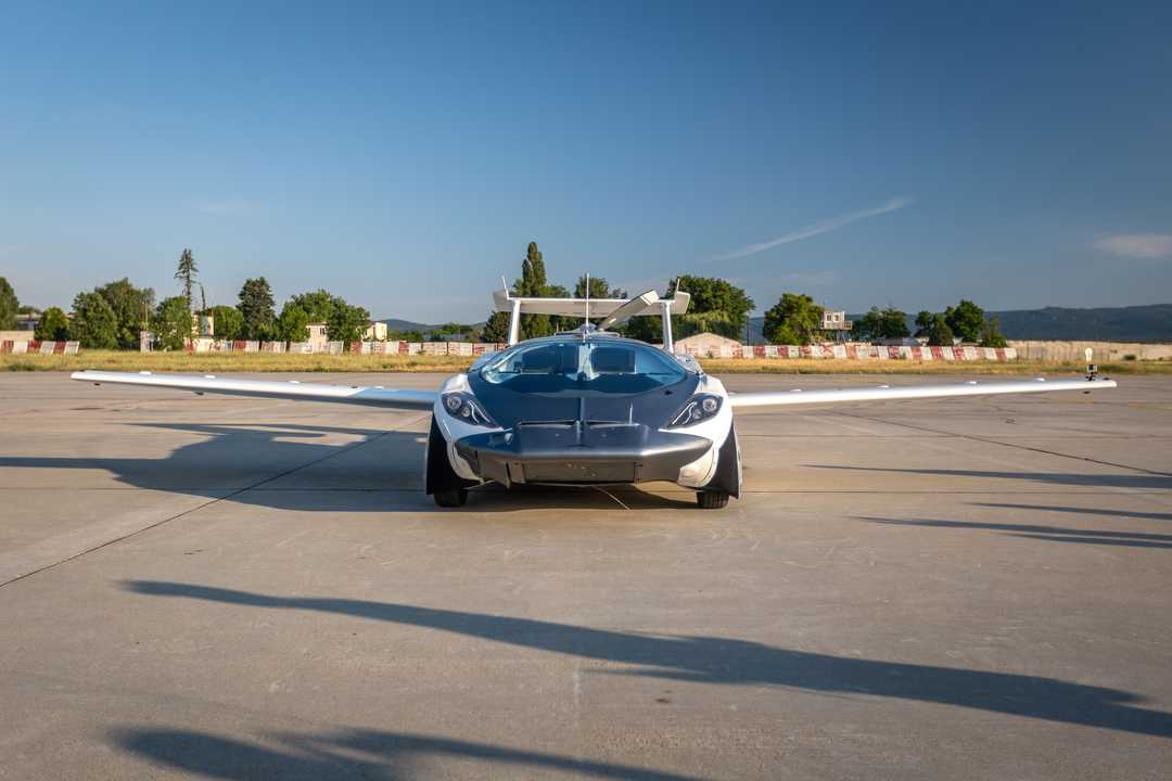 The AirCar runs on fuel sold at any gas station..