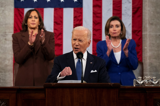 バイデン大統領「独裁者の侵略に代償を」一般教書演説で:ウクライナ情勢