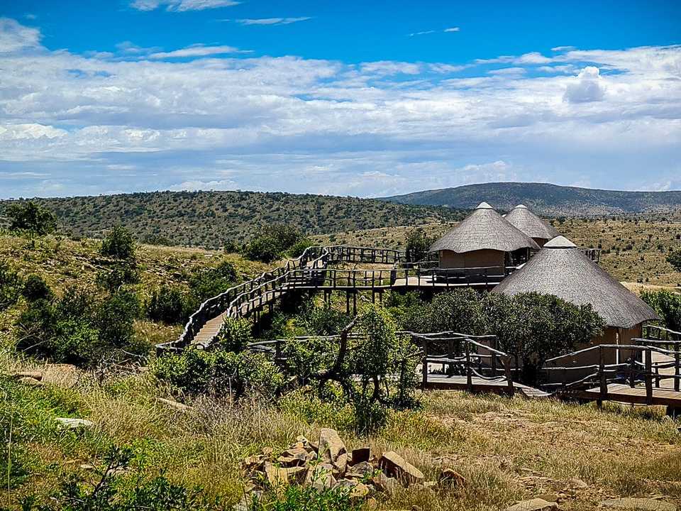 The tented camps.Courtesy of iSanti Big-5 Game Reserve and the Magic Hills Private Collection