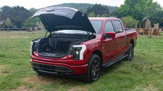 F-150ライトニング試乗レポート...電源も装備した巨大な「フランク」はとても便利