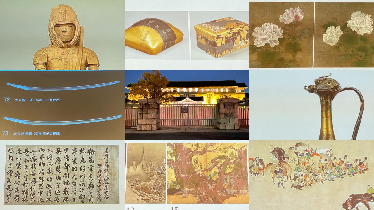 張大千　国立博物館　複製画　掛軸 　文会図　インテリア　激希 張大千 国立博物館 複製画 掛軸 文会図 インテリア 激希 古びた