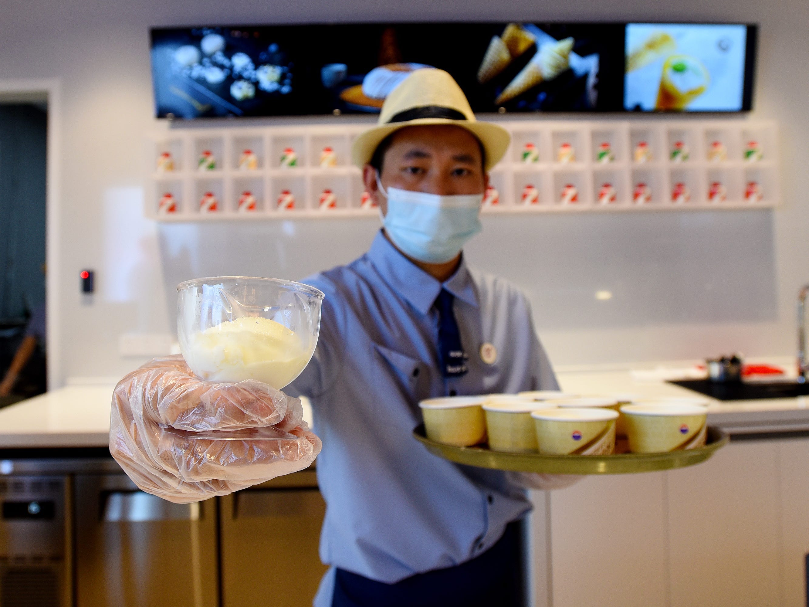 食べたら運転はしないで… 中国、茅台酒を使ったアイスクリームが