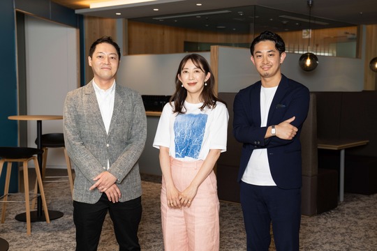 電通デジタルCX部門の3人