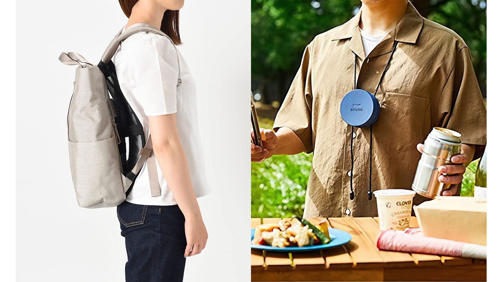 真夏のアウトドアで大活躍 バックパックの背中の蒸れを解消する メッシュパネル と 首下げハンディファン Business Insider Japan