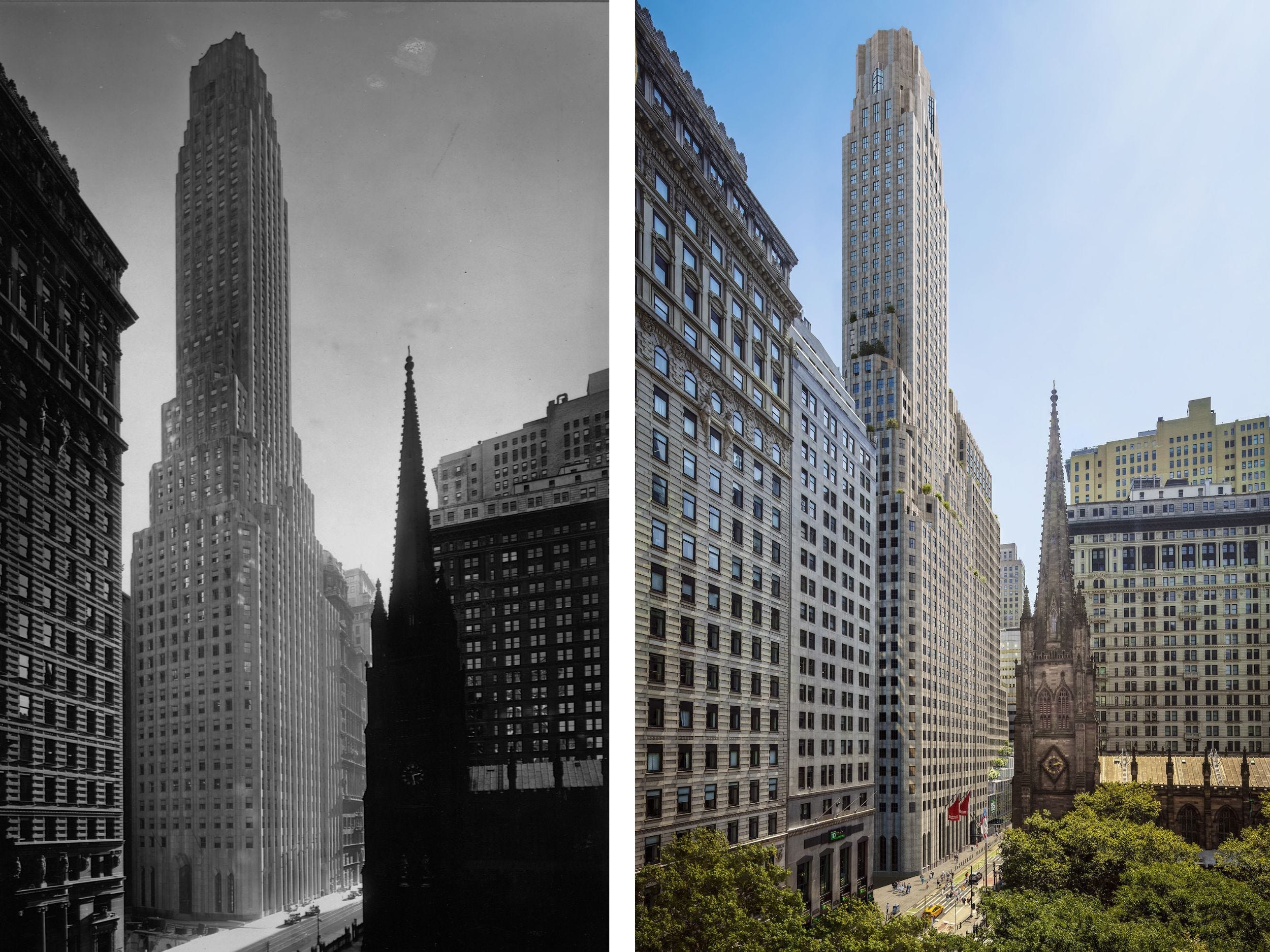 NY金融街のオフィスビルを豪華なコンドミニアムに改装…その