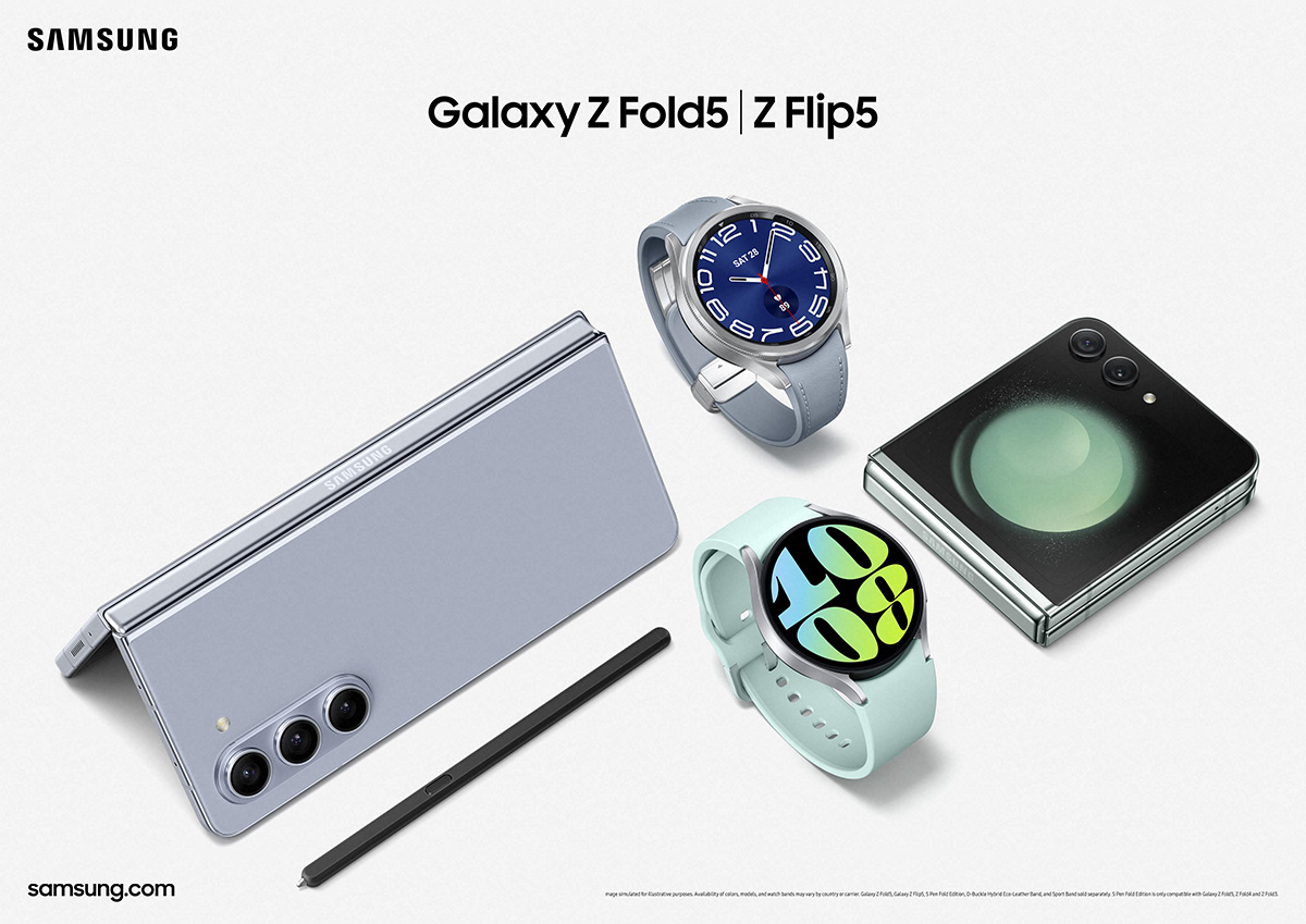 サムスンが新折りたたみスマホ「Galaxy Z Flip5」「Z Fold5」発表