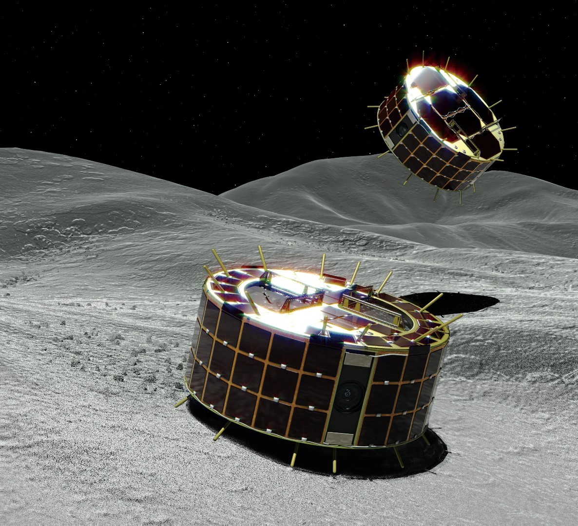 更新]世界初、小惑星上で「自分で考えて跳ぶロボット」はやぶさ2