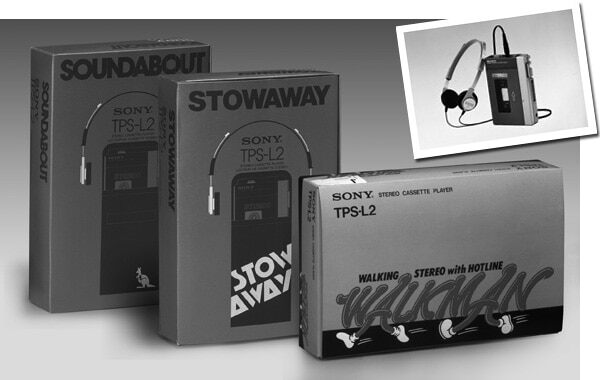 7/1でウォークマン誕生40周年、実は4つの異なる名前があった