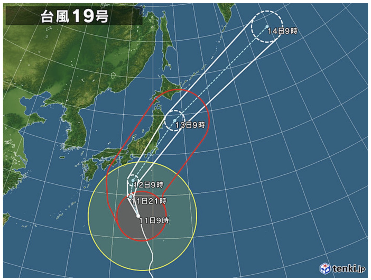 台風上陸 9年ぶりに台風上陸か】台風5号が北上中！あす朝は北海道東部に