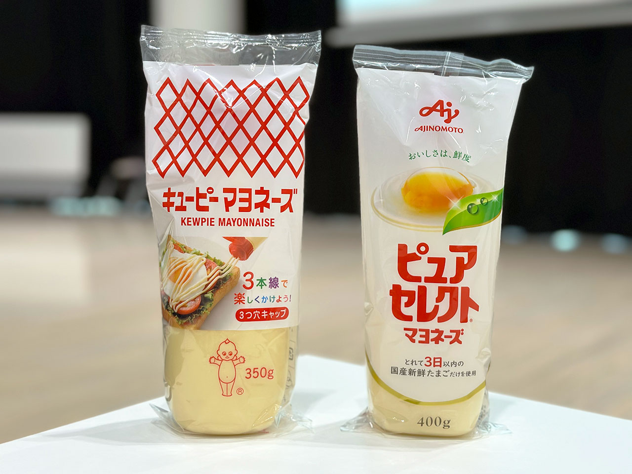 味の素とキユーピー、競合タッグ。「他社製OK」のマヨネーズ“ボトル