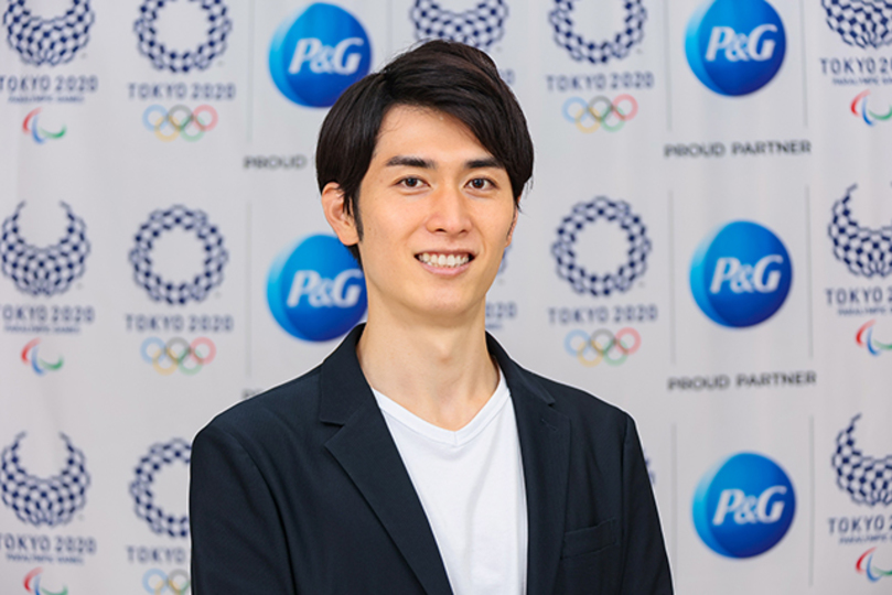 P&Gジャパン 東京2020オリンピック・パラリンピック ブランドディレクターの秋山史門さん。
