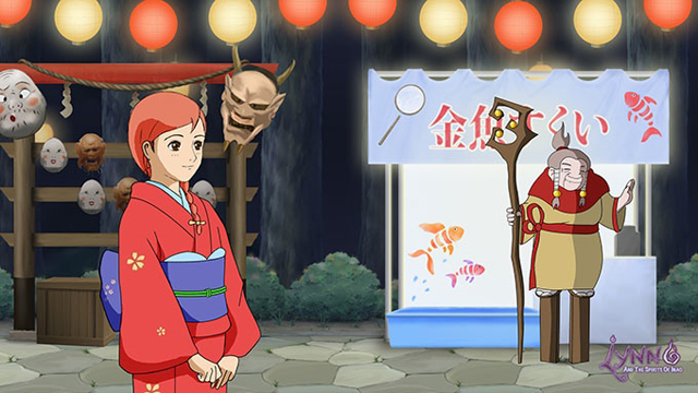 Lynn and the Spirits of Inao 祭り