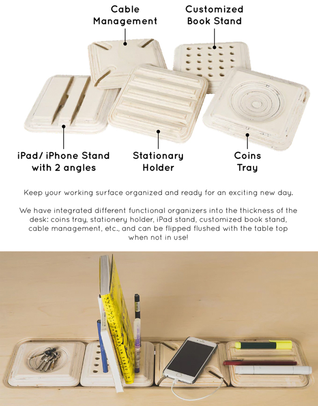 Butterply Desk・オーガナイザー