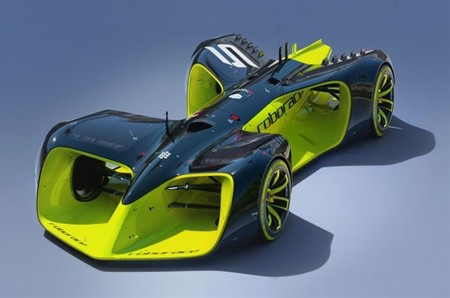 世界初の自動運転車によるカーレース「Roborace」コンセプトイメージ
