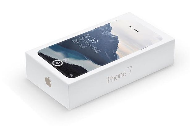 偽iPhone 7 Plusのパッケージ