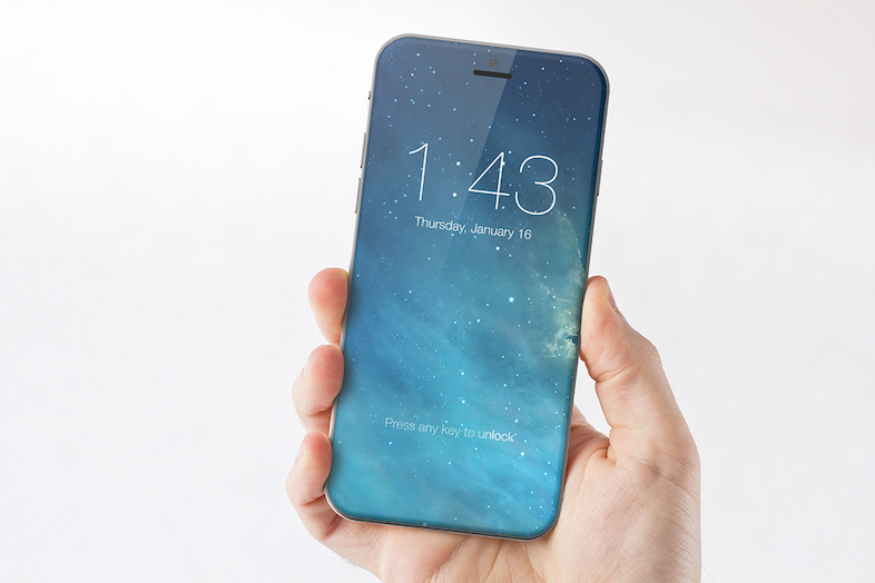 iPhone 8 全面ディスプレイ