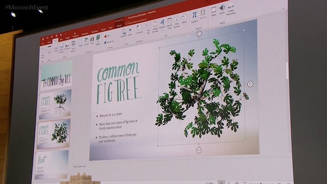 Windows Creators Update Powerpoint 3D