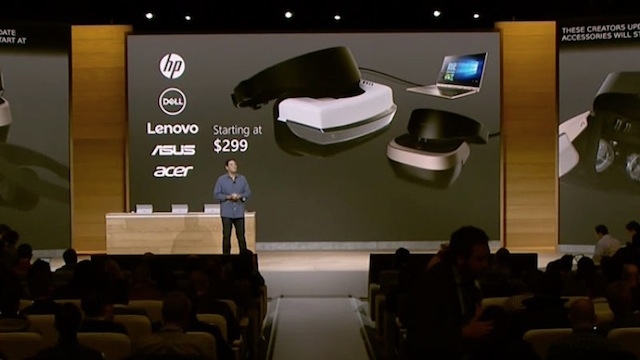 Windows Creators Update VR ヘッドセット