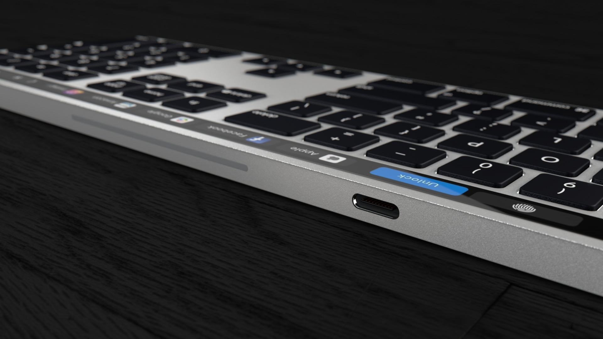 タッチバーつき外付けキーボード 2
