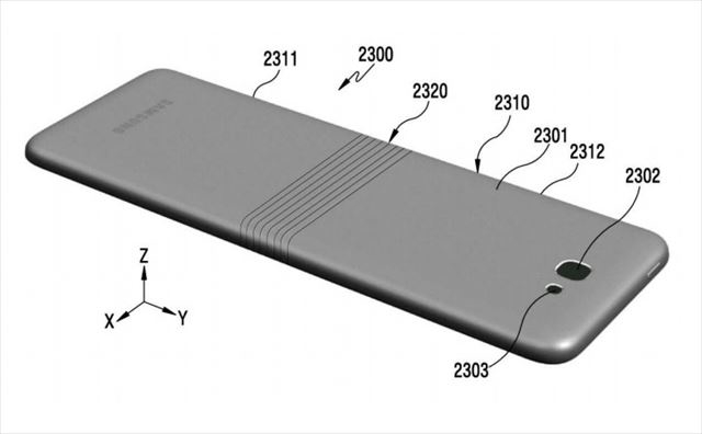 Samsungのガムみたいに折りたためるスマホ特許が判明2