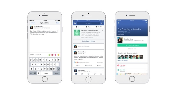 Facebook、災害時に食料や避難場所を探せる「コミュニティヘルプ」機能を追加2