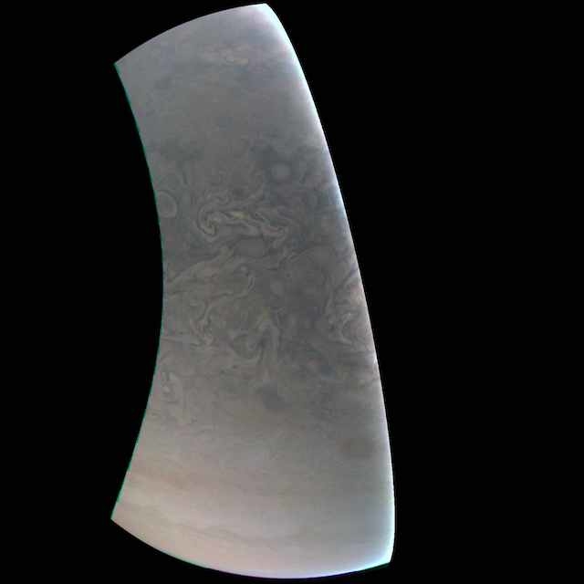 ジュノー 木星写真 北極