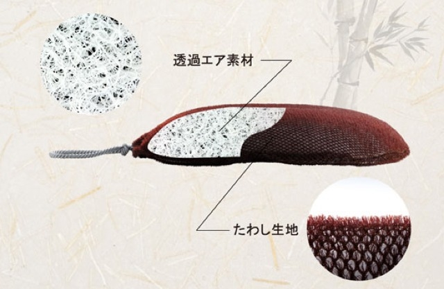 たわし 枕 1