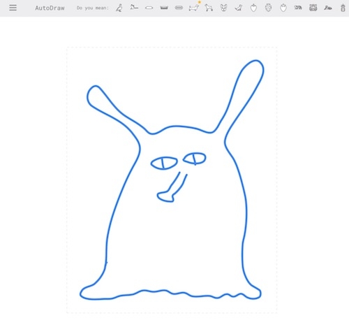 助けて!AutoDrawで宇宙人が描けない!12