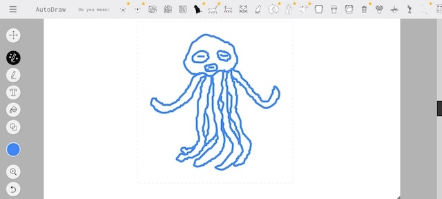 助けて!AutoDrawで宇宙人が描けない!4