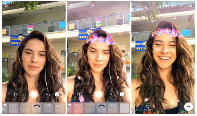 肝心なところを忘れてない? SnapchatをパクったInstagramの残念な「顔フィルター」3
