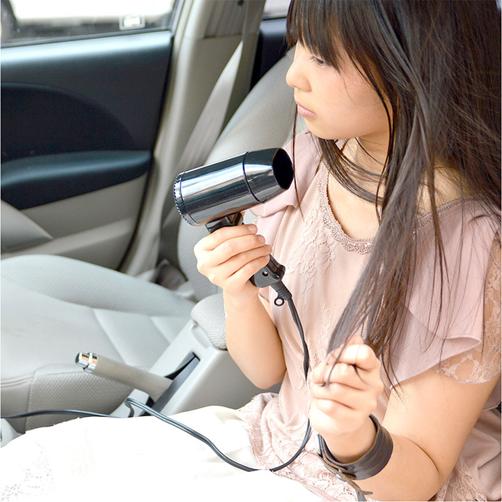 アウトドアに 突然の雨に シガーソケット用ヘアドライヤー ギズモード ジャパン