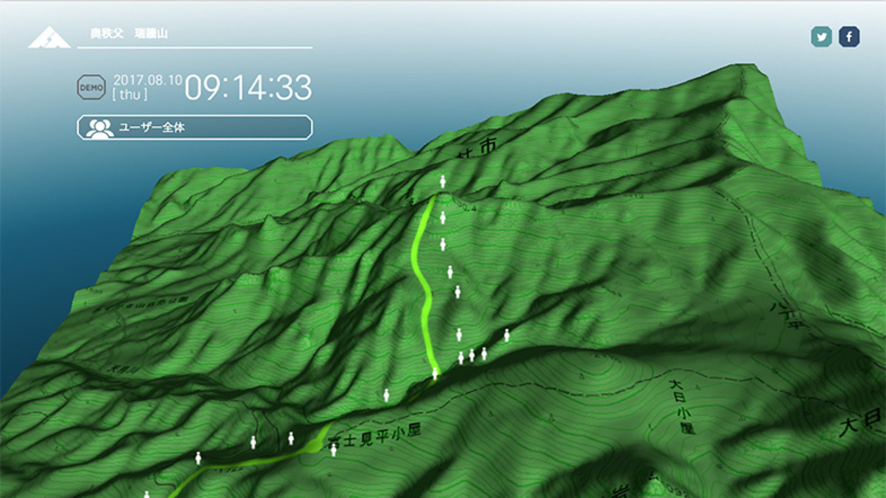 デジタルで登山者を守れ! 電波圏外の山岳地帯でも登山者の位置がわかるサービス「TREK TRACK」