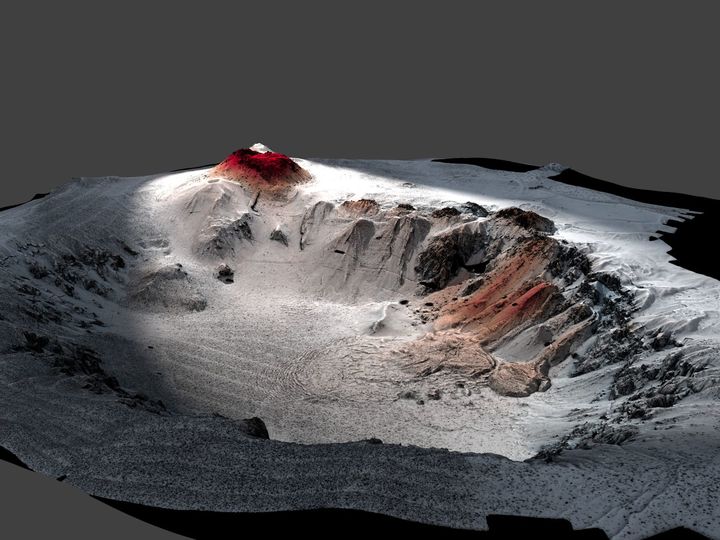 地中海には巨大な海底火山がある