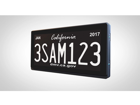 瞬時に情報を変更、便利なお知らせも表示できるデジタル・ナンバープレートがアメリカで実用化