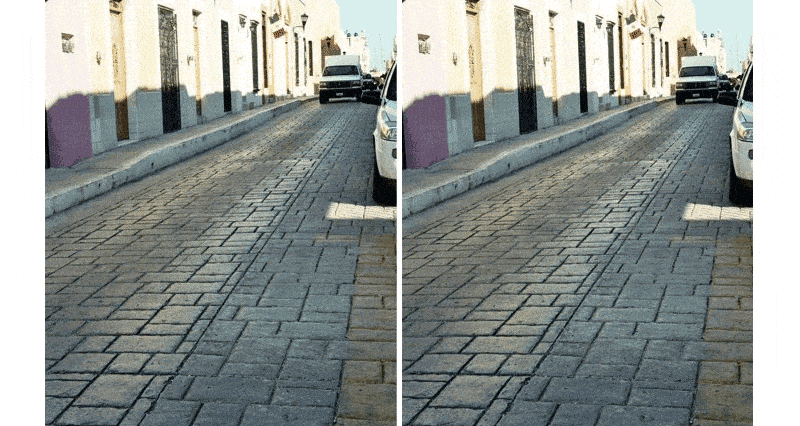 同じ写真を並べただけなのに、脳ミソのせいで違って見えるトリック