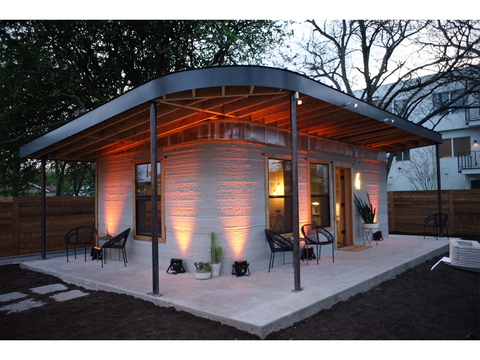 3Dプリンターで作る、24時間で建つお家。お値段100万円ほど、コストもセンスも良さげ