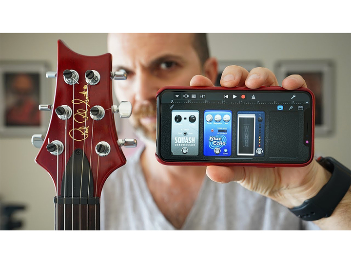 Appleの音楽制作アプリ「GarageBand（iOS版）」に表情を読み取る新機能が追加。まさに「顔シレーター」