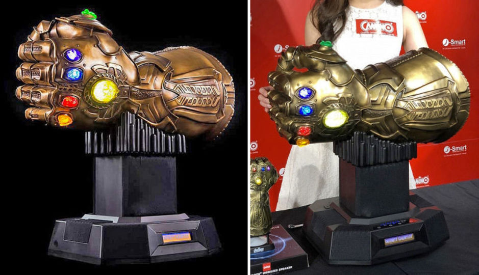 Google Homeの約7倍のパワー! 映画『アベンジャーズ/インフィニティ・ウォー』でサノスが持つ「インフィニティ・ガントレット」がBluetoothスピーカーになった
